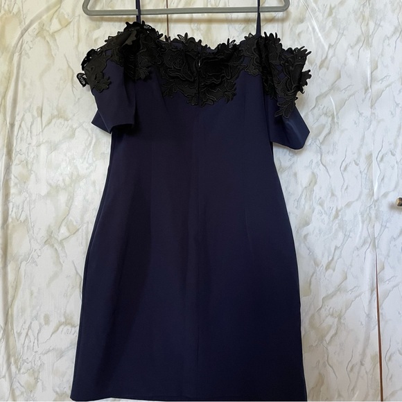 Floral Embroidered Badgley Mischka Dress - Picture 8 of 11